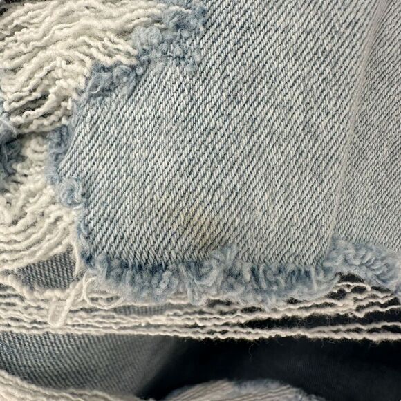 Abercrombie Curve Love Ankle Straight Ultra High Rise Size 37 24L Light Wash - Picture 6 of 10